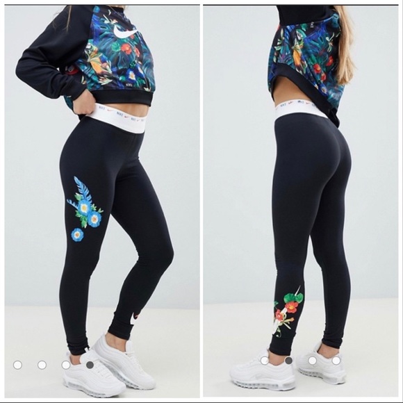 Hyper Femme Floral Logo Leggings | Poshmark